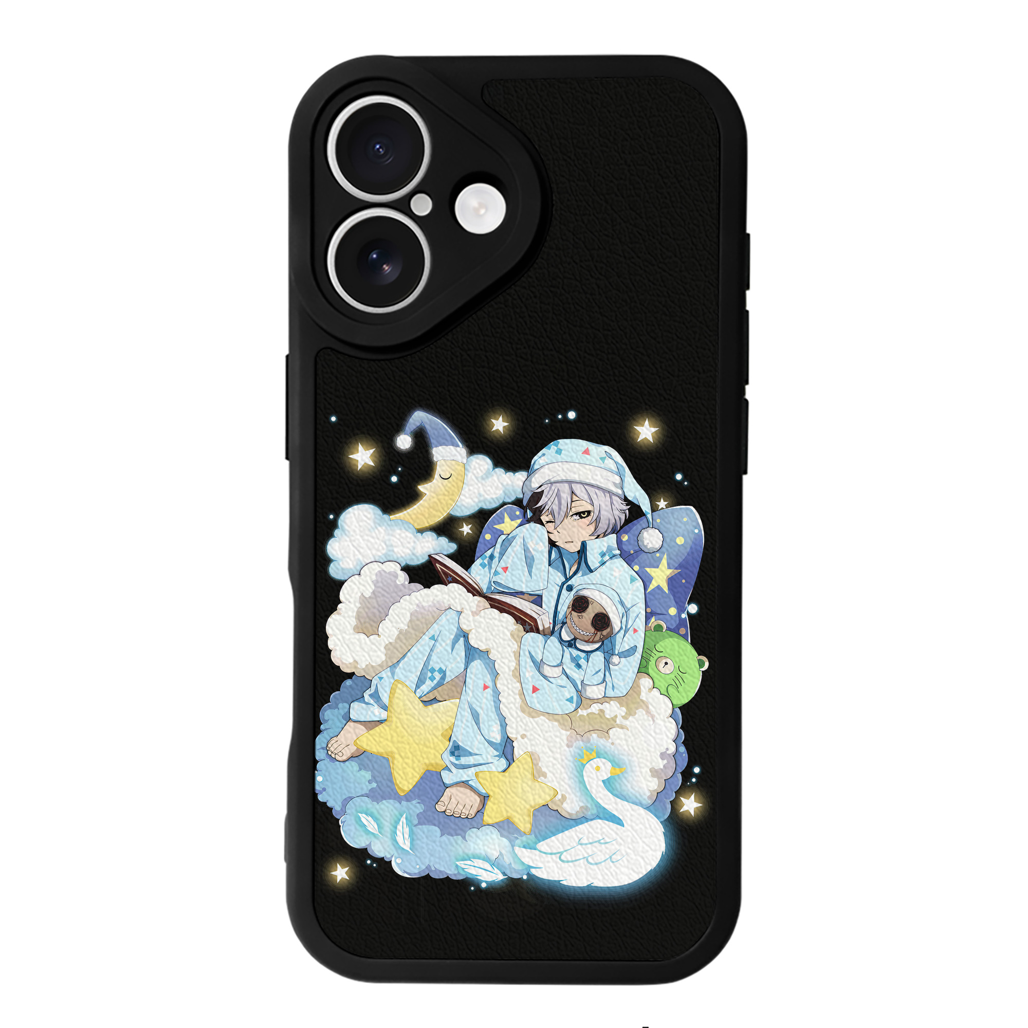 （画像用） 文豪ストレイドッグス Bungo Stray Dogs 【iPhone 16シリーズ対応】シリコンスマホケース（レザー調） 材質：シリコン